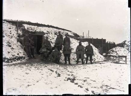 ARH NL Kageler 240, 1. Weltkrieg, Eingang zur Stellung, Abaucourt, Frankreich, zwischen 1914/1918