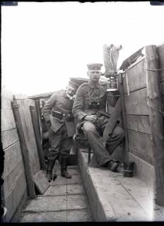 ARH NL Kageler 243, 1. Weltkrieg, Scherenfernrohr, Abaucourt, Frankreich, zwischen 1914/1918