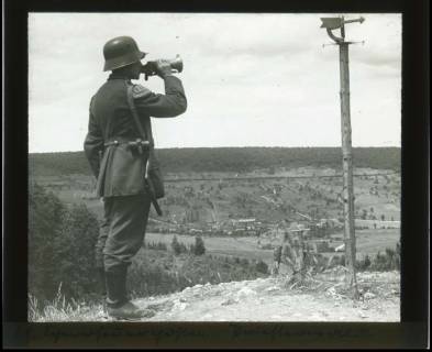 ARH NL Kageler 351, 1. Weltkrieg, Späherfeuerposten, Priesterwald (Bois-le-Prêtre), Frankreich, zwischen 1916/1918