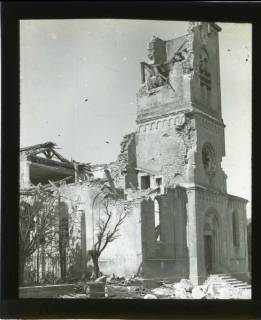 ARH NL Kageler 445, 1. Weltkrieg, Kirche in Abaucourt, Frankreich, zwischen 1914/1918