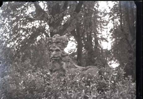 ARH NL Kageler 483, Steinfigur bei der Franzburg, Gehrden, vor 1914