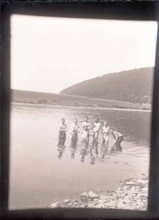 ARH NL Kageler 512, Badende in der Weser, wohl 1914