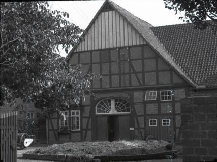 ARH NL Kageler 2152, Niedersächsisches Bauernhaus mit Ziegelmustern (Osterende 22), Groß Munzel, 1940
