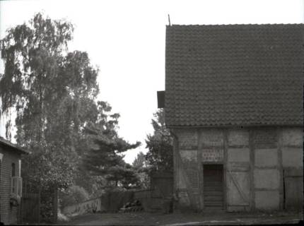 ARH NL Kageler 2154, Niedersächsisches Bauernhaus mit Giebelpfahl, Groß Munzel, 1940