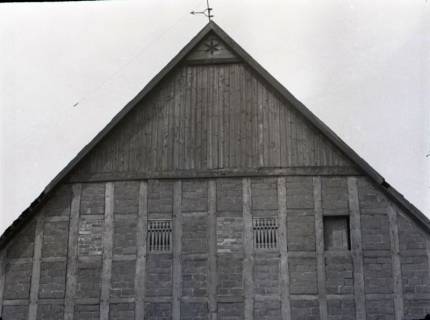 ARH NL Kageler 2312, Sinnbild (Sechsstern) im Giebel eines Bauernhauses, Letter, 1940
