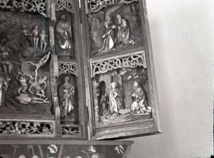 ARH NL Kageler 2495, Schnitzaltar in der Kapelle, Northen, 1940