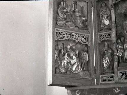 ARH NL Kageler 2496, Schnitzaltar in der Kapelle, Northen, 1940