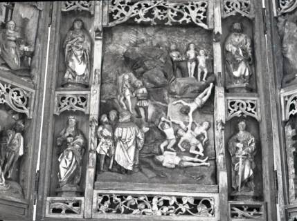 ARH NL Kageler 2497, Schnitzaltar in der Kapelle, Northen, 1940