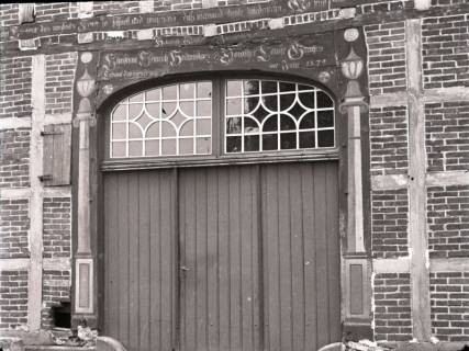 ARH NL Kageler 2564, Säulengeschmücktes Bauernhaustor, Gümmer, 1940