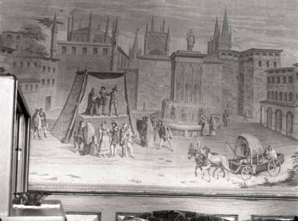 ARH NL Kageler 2672, Alte Tapeten im Forsthaus (Minnehof), Misburg, 1940