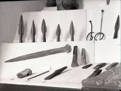 ARH NL Kageler 3092, Beile, Lanzenspitzen und Schwert aus der Bronzezeit, Hannover, 1941