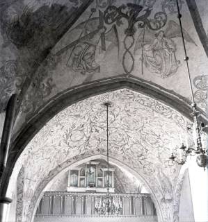 ARH NL Kageler 3170, Deckenmalerei in der Kirche, Leveste, 1940