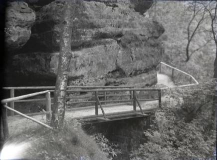 ARH NL Kageler 3205, Weg zum Prebischtor(?) in der Böhmischen Schweiz, Hrensko, ohne Datum