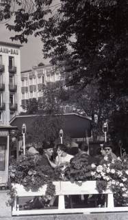 ARH NL Koberg 11700, Café auf der Georgstraße, Hannover, 1961
