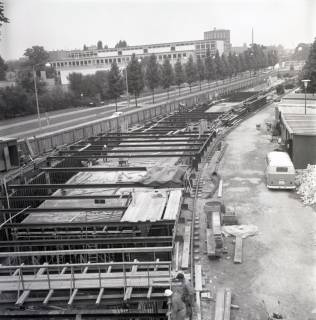 ARH NL Koberg 11872, U-Bahnbau Waterlooplatz, Hannover, 1966