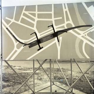 ARH NL Koberg 11888, Plan für den U-Bahnbau Waterlooplatz, Hannover, 1966