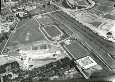 ARH NL Koberg 154, Hochschule Hannover und Niedersachsenstadion, Hannover, 1961