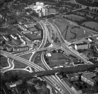 ARH NL Koberg 1662, Verkehrsgabelung "Kaisergabel", Hannover, 1970