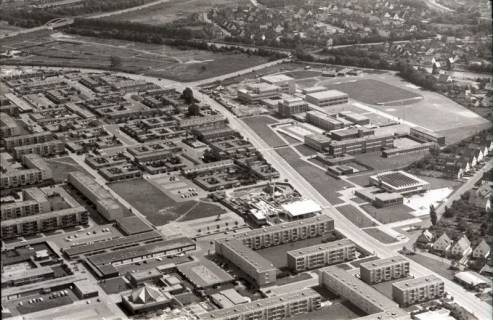 ARH NL Koberg 1814, Neubaugebiet Auf der Horst, Blickrichtung Südosten, Garbsen, 1971
