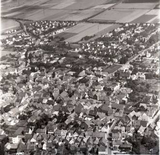 ARH NL Koberg 1863, Stadtgebiet mit Kirche, Bad Münder, 1971