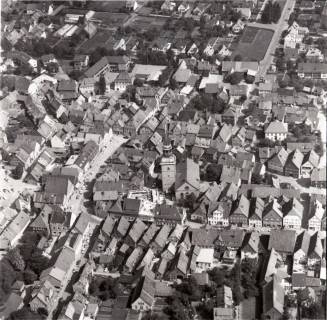 ARH NL Koberg 1864, Stadtgebiet mit Kirche, Bad Münder, 1971