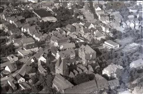 ARH NL Koberg 1908, Stadtansicht mit Kirche, Obernkirchen, 1971