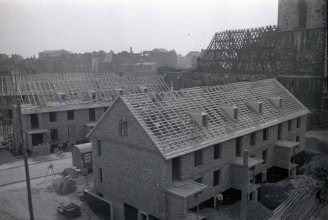 ARH NL Koberg 216, Bauarbeiten rund um die Kreuzkirche, Hannover, 1949