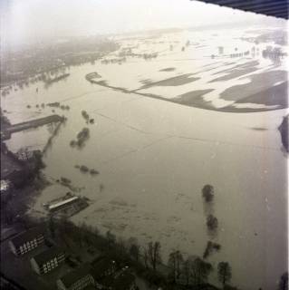 ARH NL Koberg 2238, Leinehochwasser, Seelze, 1970