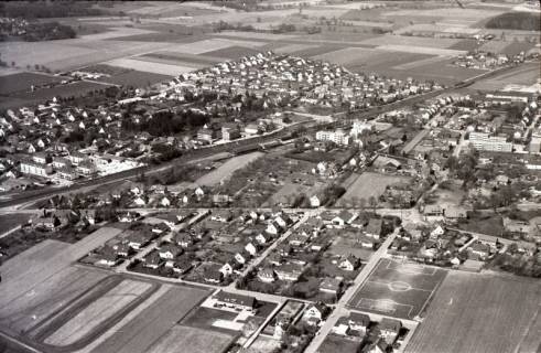 ARH NL Koberg 2417, Bahnhof mit Gleisanlagen, Bissendorf, 1974