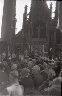 ARH NL Koberg 2460, Amtseinführung Landesbischof Dr. Dr. Hanns Lilje in der Marktkirche, Hannover, 1947