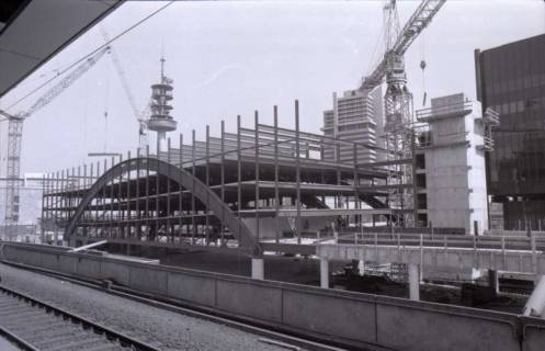ARH NL Koberg 317, Baustelle des Parkhaus am Hauptbahnhof, Hannover, 1976