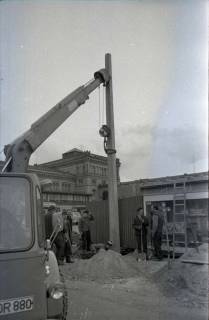 ARH NL Koberg 346, Baustelle auf dem Ernst-August-Platz, Hannover, 1972