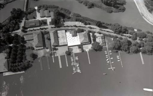 ARH NL Koberg 3482, Bootshäuser am Maschsee, Hannover, 1961