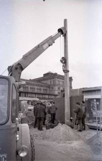 ARH NL Koberg 350, Baustelle auf dem Ernst-August-Platz, Hannover, 1972