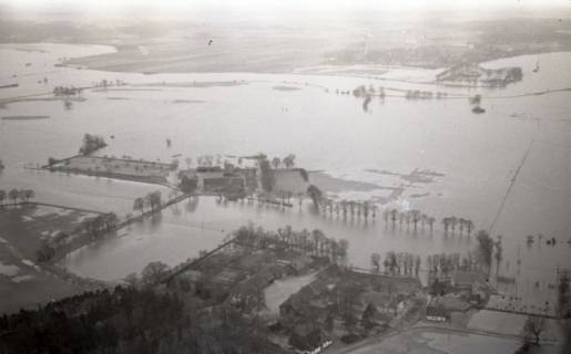 ARH NL Koberg 3518, Hochwasser der Aller, Rethem (Aller), 1962