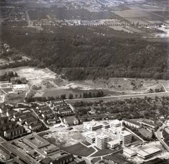 ARH NL Koberg 3809, Tonkuhle See, Galgenberg, vorne Universität, Hildesheim, 1972