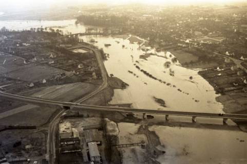 ARH NL Koberg 3940, Hochwasser der Leine, Neustadt a. Rbge., 1962