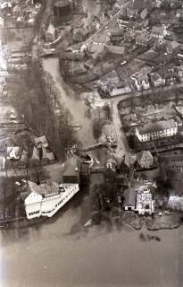 ARH NL Koberg 3948, Mündung des Steinhuder Meerbachs in die Weser, Nienburg/Weser, 1962