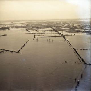 ARH NL Koberg 3999, Hochwasser, Achim, 1962