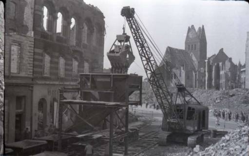 ARH NL Koberg 406, Trümmerbeseitigung in der Ständehausstraße, Hannover, zwischen 1946/1948