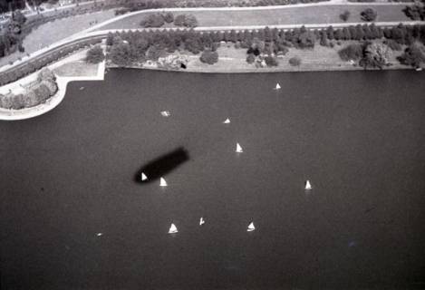 ARH NL Koberg 4095, Segelboote auf dem Maschsee, Hannover, 1961