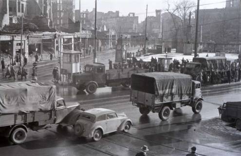 ARH NL Koberg 412, Kriegszerstörung am Kröpcke und Rathenaustraße, Hannover , 1946