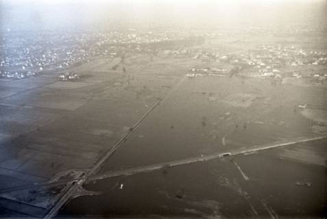 ARH NL Koberg 4238, Hochwasser des Steinhuder Meerbachs, bei Nienburg/Weser, 1961