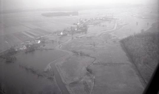 ARH NL Koberg 4292, Hochwasser der Westaue, bei Sachsenhagen, 1961