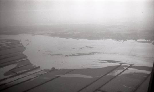 ARH NL Koberg 4336, Hochwasser der Leine, zwischen Helstorf und Schwarmstedt, 1960
