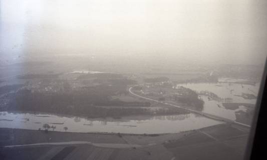 ARH NL Koberg 4338, Hochwasser der Leine, zwischen Helstorf und Schwarmstedt, 1960