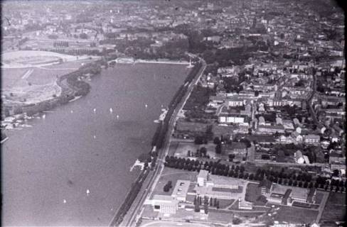 ARH NL Koberg 448, Maschsee und Rudolf-von-Bennigsen-Ufer, Hannover, 1957