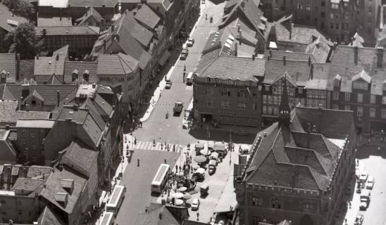 ARH NL Koberg 5052, Altes Rathaus und Innenstadt, Göttingen, 1959