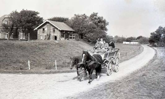 ARH NL Koberg 5608, Pferdewagen, Insel Neuwerk, 1957