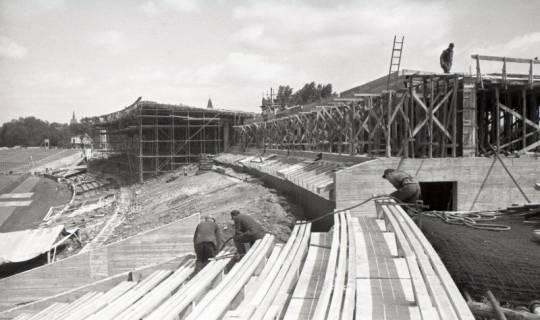 ARH NL Koberg 6376, Bau des Niedersachsenstadions, Hannover, 1951
